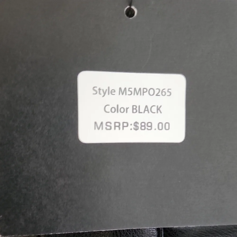 Marc New York Black Faux Leather Pants